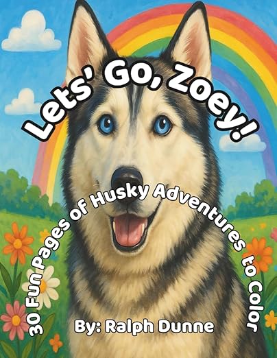 Let's Go Zoey! Coloring Book